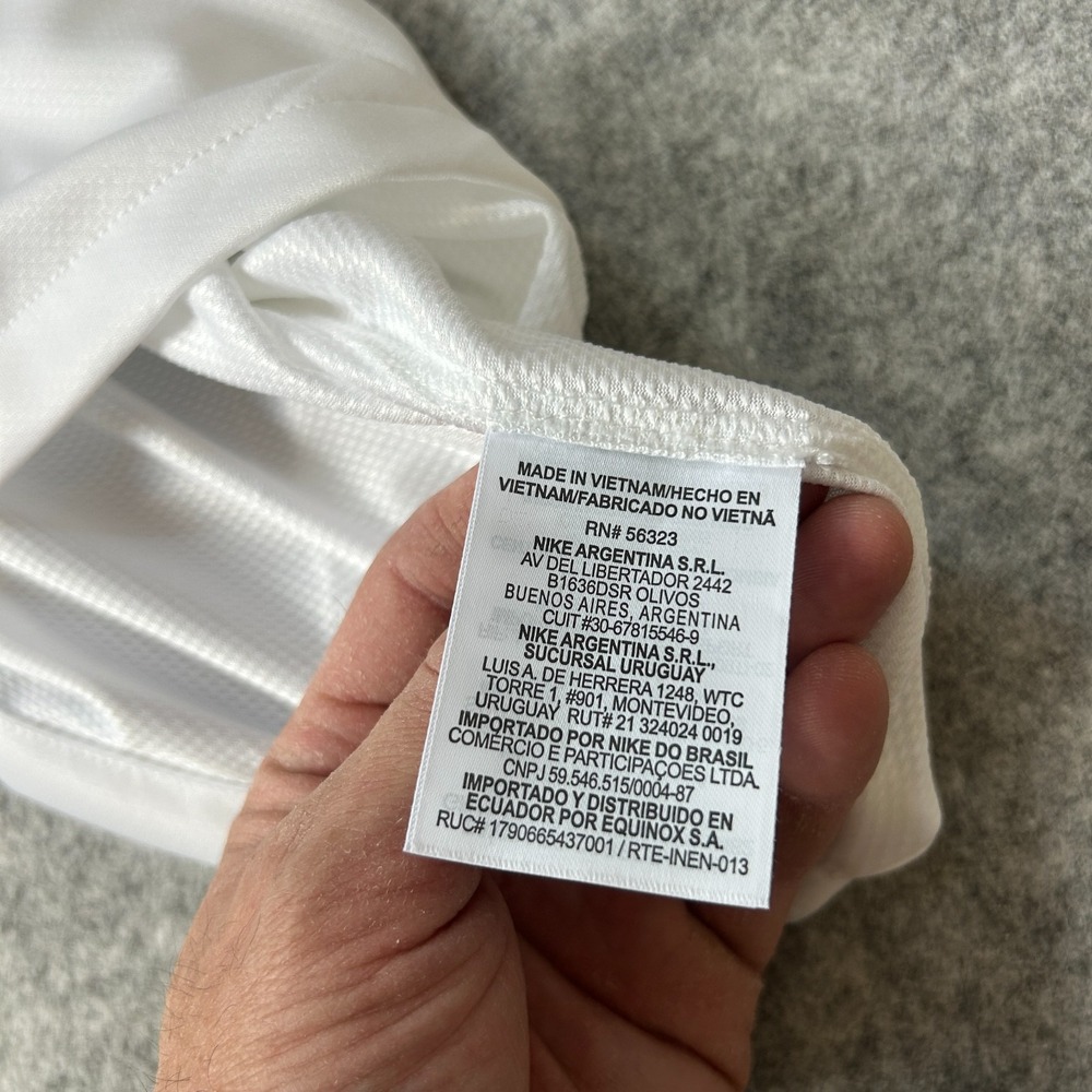 Nike Santos Soccer Futbol Football Jersey Men's Small White - Picture 13 of 16